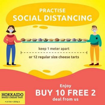 Hokkaido-Baked-Cheese-Tart-Buy-10-Free-2-Promotion-350x350 - Beverages Food , Restaurant & Pub Johor Kedah Kelantan Kuala Lumpur Melaka Negeri Sembilan Pahang Penang Perak Perlis Promotions & Freebies Putrajaya Sabah Sarawak Selangor Terengganu 