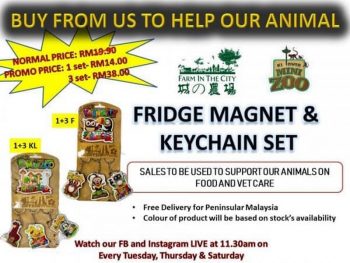 KL-Tower-Mini-Zoo-Fridge-Magnet-and-Key-chain-Set-Promo-350x263 - Kuala Lumpur Others Promotions & Freebies Selangor 