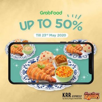 Kenny-Rogers-ROASTERS-50-off-Promotion-on-GrabFood-350x350 - Beverages Food , Restaurant & Pub Johor Kedah Kelantan Kuala Lumpur Melaka Negeri Sembilan Online Store Pahang Penang Perak Perlis Promotions & Freebies Putrajaya Sabah Sarawak Selangor Terengganu 