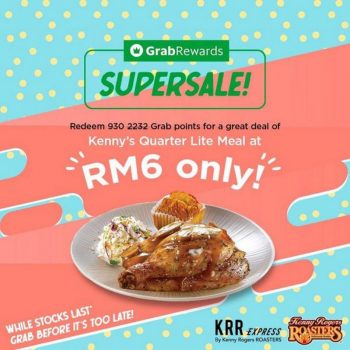 Kenny-Rogers-ROASTERS-Quarter-Lite-Meal-Promotion-with-GrabRewards-350x350 - Beverages Food , Restaurant & Pub Johor Kedah Kelantan Kuala Lumpur Melaka Negeri Sembilan Pahang Penang Perak Perlis Promotions & Freebies Putrajaya Sabah Sarawak Selangor Terengganu 