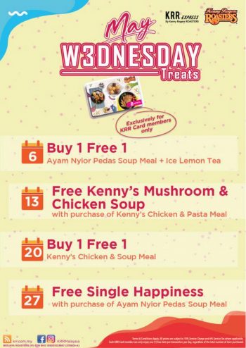 Kenny-Rogers-Roasters-May-Wednesday-Treats-Promotion-350x494 - Beverages Food , Restaurant & Pub Johor Kedah Kelantan Kuala Lumpur Melaka Negeri Sembilan Pahang Penang Perak Perlis Promotions & Freebies Putrajaya Sabah Sarawak Selangor Terengganu 
