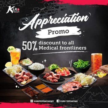 Kuro-Teppanyaki-Appreciation-Promotion-350x350 - Beverages Food , Restaurant & Pub Promotions & Freebies Selangor 