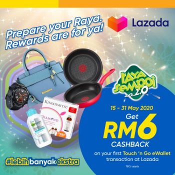 Lazada-Raya-RM6-OFF-Promotion-with-Touch-n-Go-350x350 - Johor Kedah Kelantan Kuala Lumpur Melaka Negeri Sembilan Online Store Others Pahang Penang Perak Perlis Promotions & Freebies Putrajaya Sabah Sarawak Selangor Terengganu 