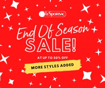 LeSportsac-End-of-Season-Sale-1-350x293 - Fashion Accessories Fashion Lifestyle & Department Store Johor Kedah Kelantan Kuala Lumpur Malaysia Sales Melaka Negeri Sembilan Online Store Pahang Penang Perak Perlis Putrajaya Sabah Sarawak Selangor Terengganu 