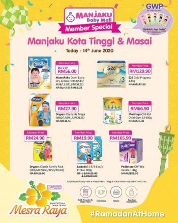 Manjaku-Member-Promotion-at-Kota-Tinggi-Masai-350x438 - Baby & Kids & Parenting Babycare Johor Promotions & Freebies 