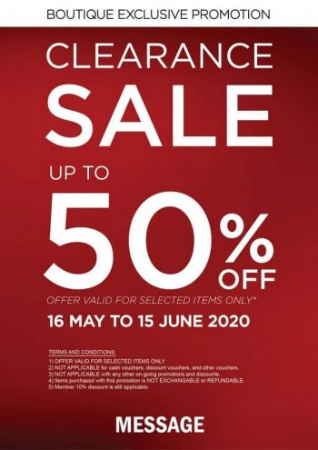 Message-Clearance-Sale-1-350x495 - Apparels Fashion Lifestyle & Department Store Kuala Lumpur Selangor Warehouse Sale & Clearance in Malaysia 