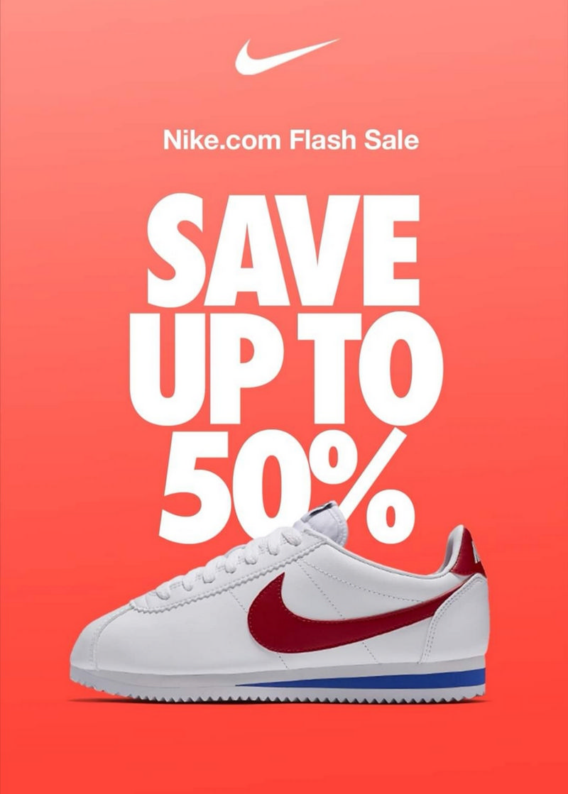 sale in nike