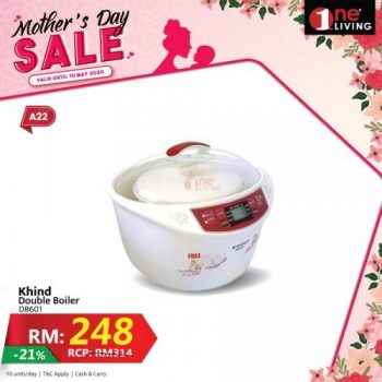 One-Living-Mothers-Day-Sale-21-350x350 - Electronics & Computers Home Appliances Johor Kedah Kelantan Kitchen Appliances Kuala Lumpur Malaysia Sales Melaka Negeri Sembilan Pahang Penang Perak Perlis Putrajaya Sabah Sarawak Selangor Terengganu