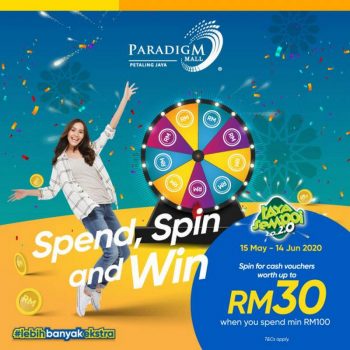PJ-Spin-for-Cash-Voucher-Promotion-with-Touch-n-Go-at-Paradigm-Mall-PJ-350x350 - Others Promotions & Freebies Selangor 