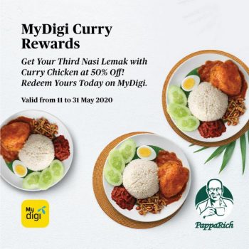 PappaRich-Nasi-Lemak-50-OFF-Promotion-with-MyDigi-350x350 - Beverages Food , Restaurant & Pub Johor Kedah Kelantan Kuala Lumpur Melaka Negeri Sembilan Others Pahang Penang Perak Perlis Promotions & Freebies Putrajaya Sabah Sarawak Selangor Terengganu 