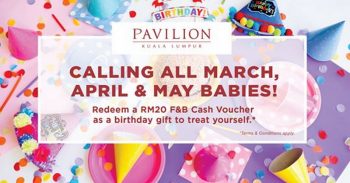 Pavilion-KL-Birthday-Treats-350x183 - Kuala Lumpur Promotions & Freebies Selangor Supermarket & Hypermarket 