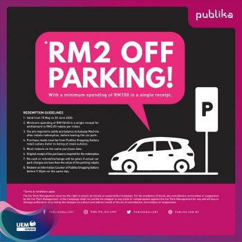 Publika-RM2-OFF-Parking-Promotion-350x350 - Kuala Lumpur Others Promotions & Freebies Selangor 