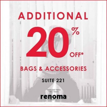 Renoma-20-Sale-at-Genting-Highlands-Premium-Outlets-350x350 - Fashion Accessories Fashion Lifestyle & Department Store Malaysia Sales Pahang 