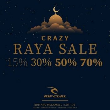 Rip-Curl-Raya-Sale-at-Bintang-Megamall-350x350 - Apparels Fashion Accessories Fashion Lifestyle & Department Store Sarawak Warehouse Sale & Clearance in Malaysia 