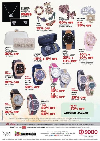 SOGO-Timepiece-Accessories-Fair-Promotion-1-350x492 - Fashion Accessories Fashion Lifestyle & Department Store Kuala Lumpur Promotions & Freebies Selangor Supermarket & Hypermarket 