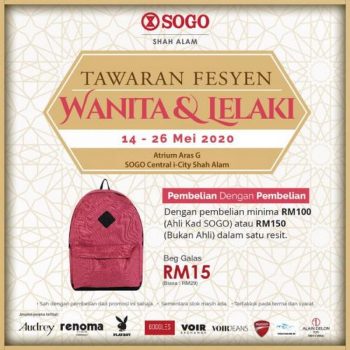 SOGO-Women-Mens-Fashion-Sale-at-Central-i-City-350x350 - Apparels Fashion Accessories Fashion Lifestyle & Department Store Kuala Lumpur Malaysia Sales Selangor Supermarket & Hypermarket 