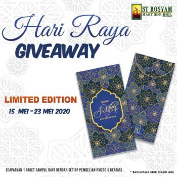 ST-Rosyam-Mart-Hari-Raya-Free-Sampul-Raya-Promotion-350x350 - Kuala Lumpur Promotions & Freebies Selangor Supermarket & Hypermarket 