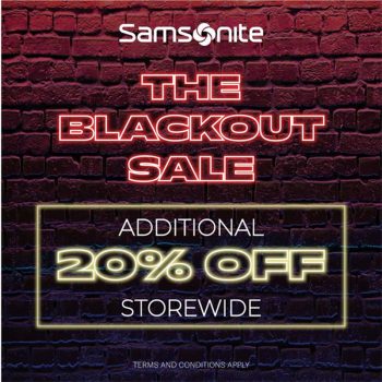 Samsonite-Blackout-Sale-at-Design-Village-Outlet-Mall-350x350 - Luggage Penang Sports,Leisure & Travel Warehouse Sale & Clearance in Malaysia 