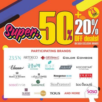 Sasa-50-off-20-off-Promo-350x350 - Beauty & Health Cosmetics Johor Kedah Kelantan Kuala Lumpur Melaka Negeri Sembilan Pahang Penang Perak Perlis Personal Care Promotions & Freebies Putrajaya Sabah Sarawak Selangor Skincare Terengganu 