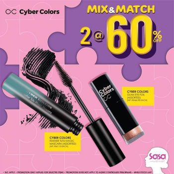 Sasa-Cyber-Colors-Mix-Match-Promotion-1-350x350 - Beauty & Health Cosmetics Johor Kedah Kelantan Kuala Lumpur Melaka Nationwide Negeri Sembilan Pahang Penang Perak Perlis Personal Care Promotions & Freebies Putrajaya Sabah Sarawak Selangor Terengganu 