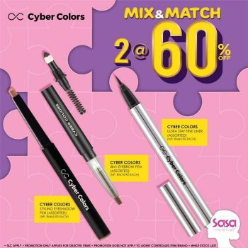 Sasa-Cyber-Colors-Mix-Match-Promotion-2-350x350 - Beauty & Health Cosmetics Johor Kedah Kelantan Kuala Lumpur Melaka Nationwide Negeri Sembilan Pahang Penang Perak Perlis Personal Care Promotions & Freebies Putrajaya Sabah Sarawak Selangor Terengganu 