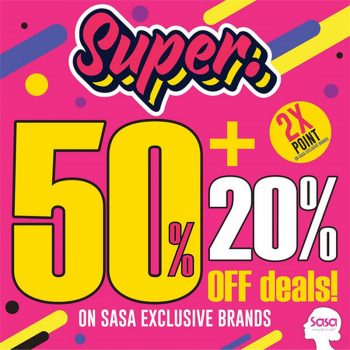 Sasa-Super-50-20-off-350x350 - Beauty & Health Johor Kedah Kelantan Kuala Lumpur Melaka Negeri Sembilan Pahang Penang Perak Perlis Personal Care Promotions & Freebies Putrajaya Sabah Sarawak Selangor Terengganu 