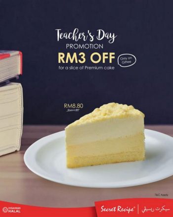 Secret-Recipe-Teachers-Day-Promotion-350x438 - Beverages Cake Food , Restaurant & Pub Johor Kedah Kuala Lumpur Perak Promotions & Freebies Putrajaya Selangor Terengganu 