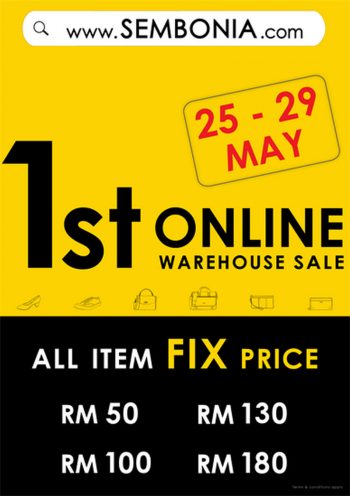 Sembonia-1st-Online-Warehouse-Sale-350x496 - Apparels Fashion Accessories Fashion Lifestyle & Department Store Johor Kedah Kelantan Kuala Lumpur Melaka Negeri Sembilan Online Store Pahang Penang Perak Perlis Putrajaya Sabah Sarawak Selangor Terengganu Warehouse Sale & Clearance in Malaysia 