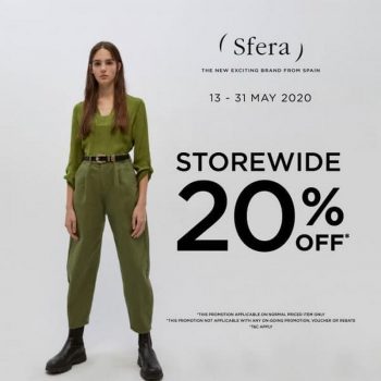 Sfera-20-off-Promo-350x350 - Apparels Fashion Accessories Fashion Lifestyle & Department Store Johor Kedah Kelantan Kuala Lumpur Melaka Negeri Sembilan Online Store Pahang Penang Perak Perlis Promotions & Freebies Putrajaya Sabah Sarawak Selangor Terengganu 