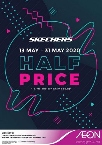 Skechers-Half-Price-Sale-at-AEON-350x496 - Fashion Accessories Fashion Lifestyle & Department Store Footwear Kuala Lumpur Melaka Selangor Warehouse Sale & Clearance in Malaysia 