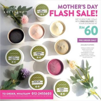 Softsrve-Mothers-Day-Promotion-350x350 - Beverages Food , Restaurant & Pub Ice Cream Kuala Lumpur Promotions & Freebies Selangor 