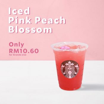 Starbucks-Iced-Pink-Peach-Blossom-Promo-350x350 - Beverages Food , Restaurant & Pub Johor Kedah Kelantan Kuala Lumpur Melaka Negeri Sembilan Pahang Penang Perak Perlis Promotions & Freebies Putrajaya Sabah Sarawak Selangor Terengganu 