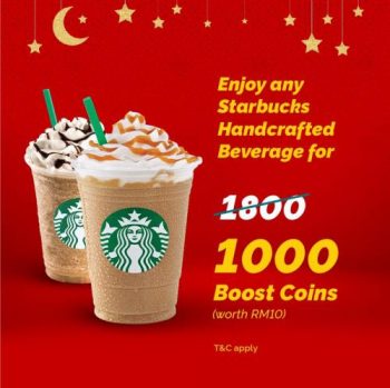 Starbucks-Raya-Flash-Deals-Promotion-with-Boost-1-350x349 - Beverages Food , Restaurant & Pub Johor Kedah Kelantan Kuala Lumpur Melaka Negeri Sembilan Others Pahang Penang Perak Perlis Promotions & Freebies Putrajaya Sabah Sarawak Selangor Terengganu 