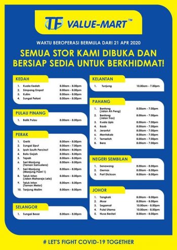 Supermarket-and-Convenience-Store-Opening-Hours-During-Movement-Control-Period-7-1-350x495 - Events & Fairs Johor Kedah Kelantan Kuala Lumpur Melaka Negeri Sembilan Pahang Penang Perak Perlis Putrajaya Sabah Sarawak Selangor Supermarket & Hypermarket Terengganu 