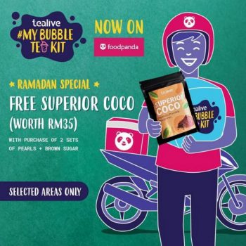 Tealive-MyBubble-Tea-Kit-Promotion-at-FoodPanda-350x350 - Beverages Food , Restaurant & Pub Johor Kedah Kelantan Kuala Lumpur Melaka Negeri Sembilan Online Store Pahang Penang Perak Perlis Promotions & Freebies Putrajaya Sabah Sarawak Selangor Terengganu 