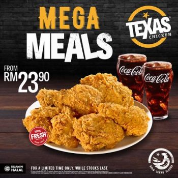 Texas-Chicken-Mega-Meal-Promo-350x350 - Beverages Food , Restaurant & Pub Johor Kedah Kelantan Kuala Lumpur Melaka Negeri Sembilan Pahang Penang Perak Perlis Promotions & Freebies Putrajaya Sabah Sarawak Selangor Terengganu 
