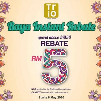 Trio-Raya-Instant-Rabate-Promotion-350x350 - Apparels Fashion Accessories Fashion Lifestyle & Department Store Johor Kedah Kelantan Kuala Lumpur Melaka Negeri Sembilan Online Store Pahang Penang Perak Perlis Promotions & Freebies Putrajaya Sabah Sarawak Selangor Terengganu 