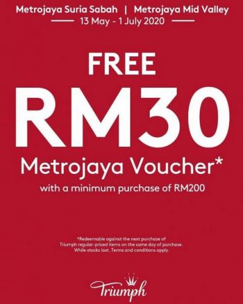 Triumph-Free-Voucher-Promotion-at-Metrojaya-350x437 - Fashion Lifestyle & Department Store Kuala Lumpur Lingerie Promotions & Freebies Sabah Selangor 