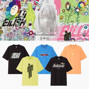 Uniqlo-Billie-Eilish-x-Takashi-Murakami-UT-Collections-350x350 - Apparels Fashion Accessories Fashion Lifestyle & Department Store Johor Kedah Kelantan Kuala Lumpur Melaka Negeri Sembilan Online Store Pahang Penang Perak Perlis Promotions & Freebies Putrajaya Sabah Sarawak Selangor Terengganu 