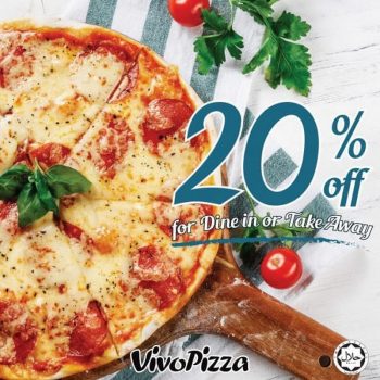 Vivo-Pizza-20-off-Promotion-350x350 - Beverages Food , Restaurant & Pub Johor Kuala Lumpur Pizza Promotions & Freebies Selangor 