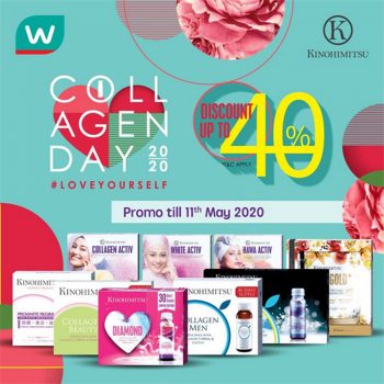 Watsons-Kinohimitsu-Collagen-Day-350x350 Now till 11 May 2020: Watsons Kinohimitsu Collagen Day Promo