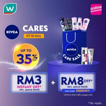 Watsons-Nivea-Promotion-350x350 - Beauty & Health Johor Kedah Kelantan Kuala Lumpur Melaka Negeri Sembilan Online Store Pahang Penang Perak Perlis Personal Care Promotions & Freebies Putrajaya Sabah Sarawak Selangor Skincare Terengganu 