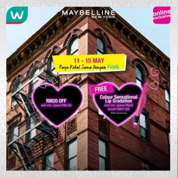 Watsons-Online-Maybelline-Raya-FitMe-Promotion-2-350x350 - Beauty & Health Cosmetics Johor Kedah Kelantan Kuala Lumpur Melaka Negeri Sembilan Online Store Pahang Penang Perak Perlis Personal Care Promotions & Freebies Putrajaya Sabah Sarawak Selangor Skincare Terengganu 