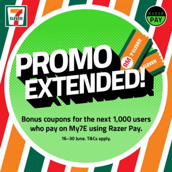 7-Eleven-Promo-Extended-with-Razer-Pay-350x350 - Johor Kedah Kelantan Kuala Lumpur Melaka Negeri Sembilan Others Pahang Penang Perak Perlis Promotions & Freebies Putrajaya Sabah Sarawak Selangor Terengganu 