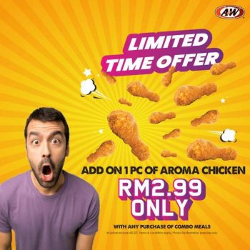 AW-Add-On-Aroma-Fried-Chicken-Promo-350x350 - Beverages Food , Restaurant & Pub Johor Kedah Kelantan Kuala Lumpur Melaka Negeri Sembilan Pahang Penang Perak Perlis Promotions & Freebies Putrajaya Sabah Sarawak Selangor Terengganu 