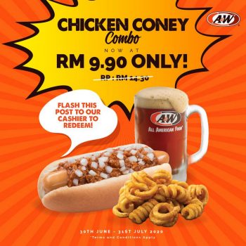 AW-Chicken-Coney-Combo-Promo-350x350 - Beverages Food , Restaurant & Pub Johor Kedah Kelantan Kuala Lumpur Melaka Negeri Sembilan Pahang Penang Perak Perlis Promotions & Freebies Putrajaya Sabah Sarawak Selangor Terengganu 