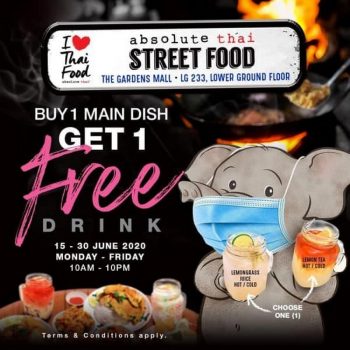 Absolute-Thai-Buy-1-Get-1-Promo-350x350 - Beverages Food , Restaurant & Pub Kuala Lumpur Promotions & Freebies Selangor 