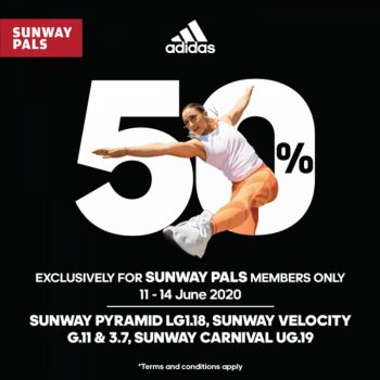 Adidas-50-off-Promo-with-Sunway-Pals-350x350 - Apparels Fashion Accessories Fashion Lifestyle & Department Store Footwear Kuala Lumpur Penang Promotions & Freebies Selangor 