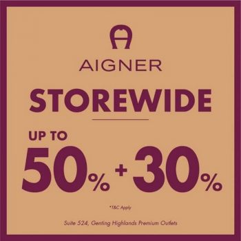 Aigner-Special-Sale-at-Genting-Highlands-Premium-Outlets-350x350 - Fashion Accessories Fashion Lifestyle & Department Store Malaysia Sales Pahang 