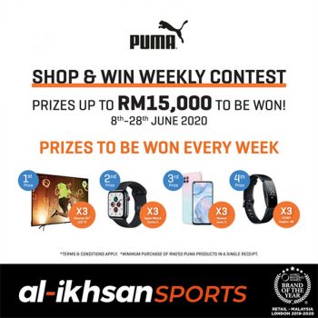 Al-Ikhsan-Sports-Puma-Shop-Win-Weekly-Contest-350x350 - Apparels Events & Fairs Fashion Accessories Fashion Lifestyle & Department Store Footwear Johor Kedah Kelantan Kuala Lumpur Melaka Negeri Sembilan Pahang Penang Perak Perlis Putrajaya Sabah Sarawak Selangor Terengganu 